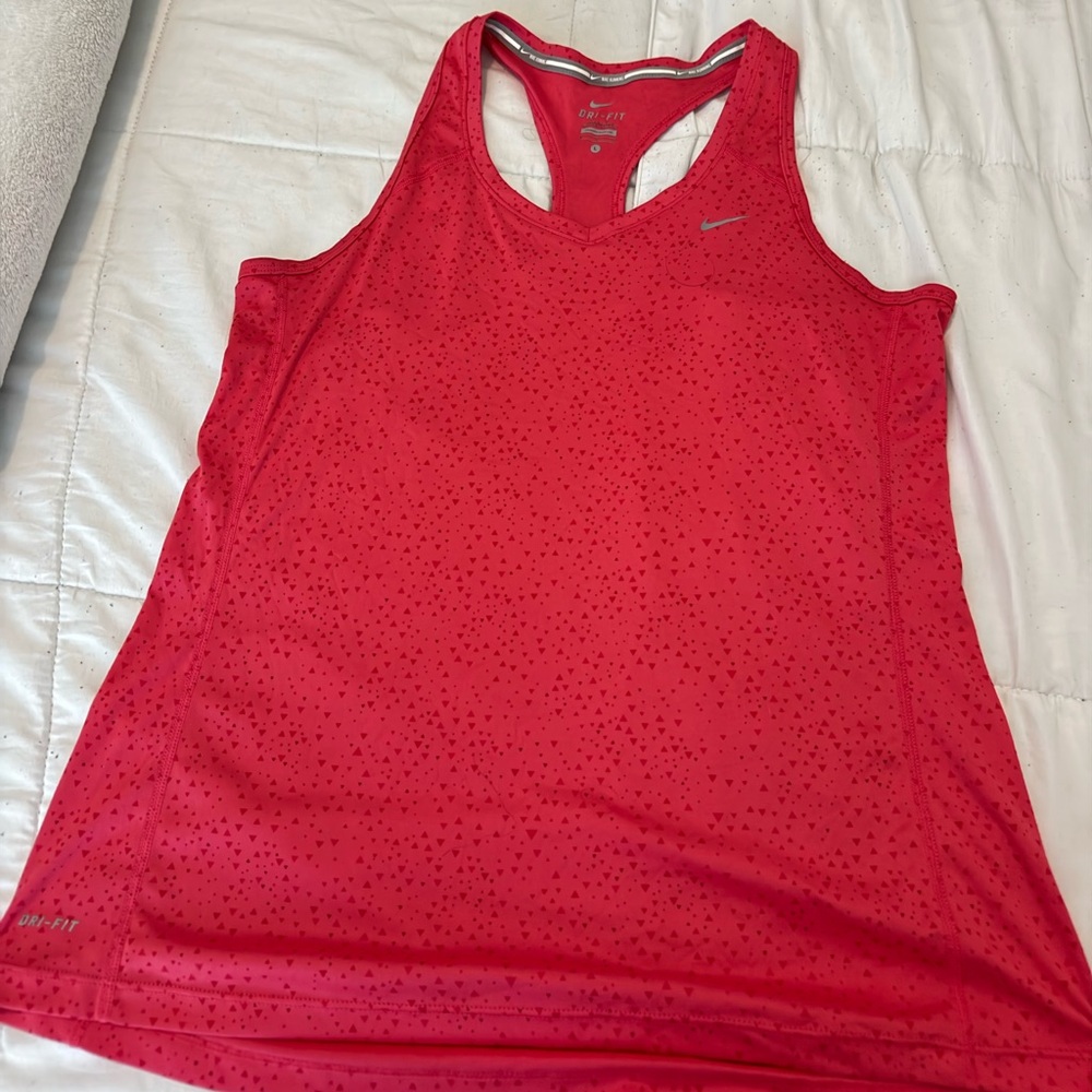 Nike Dri-FIT Red Running Tank